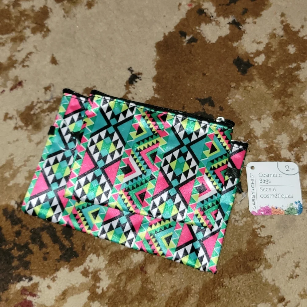 2 new Cosmetic bags.